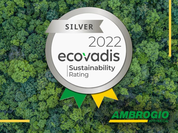 AMBROGIO INTERMODAL AWARDED SILVER MEDAL BY ECOVADIS | Ambrogio Trasporti